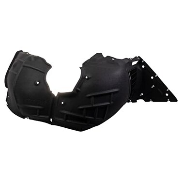 TRQ Front Right Inner Fender Liner Black Passenger Side