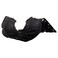 TRQ Front Right Inner Fender Liner Black Passenger Side