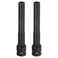 HARFINGTON 2pcs Deep Thin Wall Impact Socket 10mm Metric 6 Point Socket 1/2" Square Drive 5" Extra Long Phosphated CR-V Steel Industrial Grade Spindle Axle Nut Socket, Black