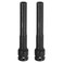 HARFINGTON 2pcs Deep Thin Wall Impact Socket 10mm Metric 6 Point Socket 1/2" Square Drive 5" Extra Long Phosphated CR-V Steel Industrial Grade Spindle Axle Nut Socket, Black