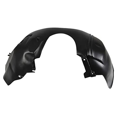 TRQ Front Left Inner Fender Liner Black Drivers Side