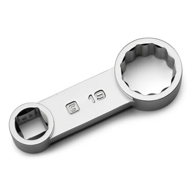 Capri Tools 3/8 in. Drive 19 mm Torque Adapter, 12-Point Box End