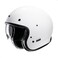 HJC V31 Solid Open Face Motorcycle Helmet with IS-10 Visor, DOT Approved (White, Medium