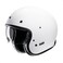 HJC V31 Solid Open Face Motorcycle Helmet with IS-10 Visor, DOT Approved (White, Medium
