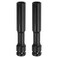 HARFINGTON 2pcs Deep Thin Wall Impact Socket 15mm Metric 6 Point Socket 1/2" Square Drive 5" Extra Long Phosphated CR-V Steel Industrial Grade Spindle Axle Nut Socket, Black