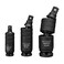 VIM Tools 3 Piece Impact Dual Swivel Pinless Adapter Set