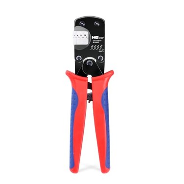 HKS Open Barrel Micro Pin Connectors Crimping Tool 0.03-0.52mm² 32-20 AWG Ratcheting Crimper for D-Sub, for Molex JST TEJAE