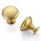 Ravinte Gold Round Zinc Cabinet Knobs,1-1/6 Inch,20 Pack