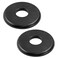 Waziaqoc Wall Split Flange, Black, 2 Pcs