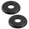 Waziaqoc Wall Split Flange, Black, 2 Pcs