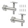 MY MIRONEY 2PCS Glass Mounted Handrail Brackets