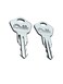 KEYSALACARTE Pair of Replacement Keys for Sentry Safe Lock Boxes, Fire Chests, Fire Files,Fire/Water Files &ndash; Cut to Code 3L2