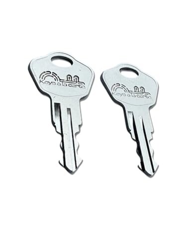 KEYSALACARTE Pair of Replacement Keys for Sentry Safe Lock Boxes, Fire Chests, Fire Files,Fire/Water Files &ndash; Cut to Code 3L2