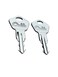 KEYSALACARTE Pair of Replacement Keys for Sentry Safe Lock Boxes, Fire Chests, Fire Files,Fire/Water Files &ndash; Cut to Code 3L2
