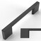 Amerdeco 10 Pack Matte Black Cabinet Pulls, 3-3/4