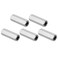 PATIKIL 5/16"-18 UNC 304 Stainless Steel Hex Coupling Nuts, 5Pcs 2" Length Fully Threaded Rod Coarse Coupling Nut Studding Connector Fasteners, Silver Tone