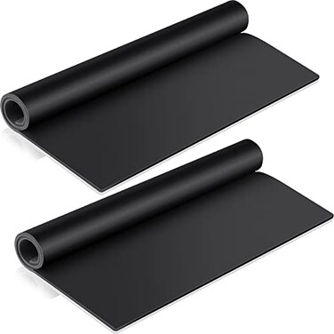 Fabbay 2 Pcs Silicone Rubber Sheet High Heat Gasket Material, Black