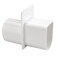 Adabuing DEA End Adapter for Deck Drain fit for Stegmeier Channel Drain, Frontier Deck Drain, Deck Drain and Treadmaster Commercial Drain, fit 1 1/2" schedule 40 pipe - White