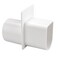Adabuing DEA End Adapter for Deck Drain fit for Stegmeier Channel Drain, Frontier Deck Drain, Deck Drain and Treadmaster Commercial Drain, fit 1 1/2" schedule 40 pipe - White