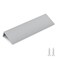 Goldenwarm 10 Pack 5in Brushed Nickel Finger Edge Pulls for Cabinets