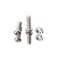 cSeao 50-Pack M3 x 16mm Pan Head Phillips Drive Machine Screws Hex Nuts Set, 304 Stainless Steel