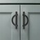 Amerdeco 10 Pack Matte Black Cabinet Pulls 3.75 Inch(96MMHole Centers Kitchen Cabinet Handles Hardware Kitchen Handles for Cabinets Cupboard Handles Drawer Pulls