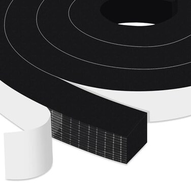 Trisiki Square Weather Stripping for DoorsExtra Large Gaps, 1x1In