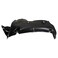 TRQ Front Left Inner Fender Liner Black Drivers Side