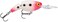 Rapala Jointed Shad Rap Crankbait, 2-3/4", Glow Pink Squirrel