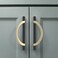 Amerdeco 6 Pack Black Brushed Gold Cabinet Pulls 5 Inch(128MMHole Centers Kitchen Cabinet Handles Hardware Kitchen Handles for Cabinets Cupboard Handles Drawer Pulls