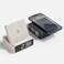 mooas Mini Square 15W Fast Wireless Charging Alarm Clock (Dark Gray