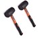 Edward Tools Rubber Mallet Hammer 16 oz - Durable Eco-friendly Rubber Hammer Head for Camping, Flooring, Tent Stakes, Woodworking, Soft Blow Tasks without Damage - Ergonomic Grip Handle (2