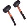Edward Tools Rubber Mallet Hammer 16 oz - Durable Eco-friendly Rubber Hammer Head for Camping, Flooring, Tent Stakes, Woodworking, Soft Blow Tasks without Damage - Ergonomic Grip Handle (2
