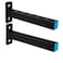 YXGJDP 4 PCS Steel Shelf Bracket,Display Bracket,DIY Projects,Metal Strut Channel,Steel Slotted Bracket,Pipe Support,1 Foot Long .