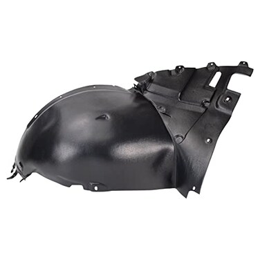 TRQ Front Left Forward Inner Fender Liner Black Drivers Side