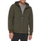 Levi's Men's Water-Resistant Softshell Active Hoodie, Olive Open Bottom, Large