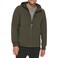 Levi's Men's Water-Resistant Softshell Active Hoodie, Olive Open Bottom, Large