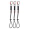 Ergodyne Squids 3714 Tool Lanyard and Tethering Attachment with Carabiner and Cinch Loop, Weight Rating 10lbs, 3-Pack