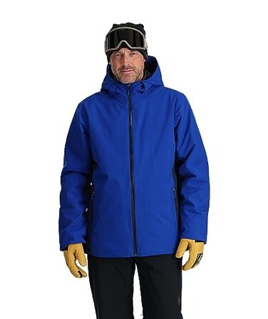 Spyder Mens Mega 3 In 1 Jacket Electric Blue Large