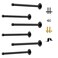 ETELI 6 Pack Pipe Shelf Bracket 12 Inch Floating Shelving Bracket