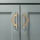 Amerdeco 10 Pack Brushed Satin Nickel and Champagne Bronze Cabinet Pulls 3.75 Inch(96MMHole Centers Kitchen Cabinet Handles Cabinet Hardware Cupboard Handles Drawer Pulls…
