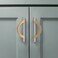 Amerdeco 10 Pack Brushed Satin Nickel and Champagne Bronze Cabinet Pulls 3.75 Inch(96MMHole Centers Kitchen Cabinet Handles Cabinet Hardware Cupboard Handles Drawer Pulls…