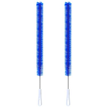 Meanplan 2 Pcs Drain Cleaner Brush 15 Inch Extra Long Handle Scrub Cleaner