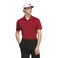 Adidas Men's Ultimate365 Mini Bunker Polo Shirt, Aurora Ruby S25, Medium