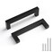 Goldenwarm 3-3/4 Inch 10 Pack Black Cabinet Handles Kitchen Drawer Pulls