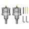 Mollom 1-1/2" (38mm2Pcs Heavy Duty Carbide Hole Saw with 3 Pilot bit