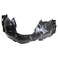 TRQ Front Right Inner Fender Liner Black Passenger Side