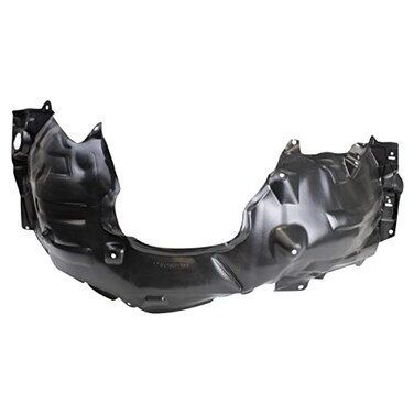 TRQ Front Right Inner Fender Liner Black Passenger Side