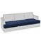 PrinceDeco Stretch T Cushion Sofa Slipcovers 3 Piece,Pets Friendly,Navy