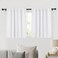 RYB HOME Privacy Bathroom Curtains, Small Window Curtains for Kitchen Cafe